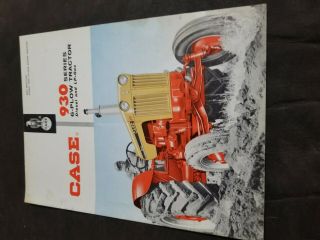 Case 930 Series 6 Plow Tractor Diesel & Lp Gas Sales Brochure Case Tractor
