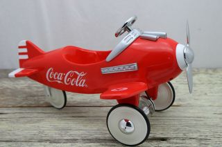Coca - Cola Die Cast Pedal Plane Xonex 1995 Le 941/10,  000 Ken Kovach 12 " X7 1/2 "