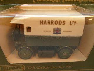 1984 Matchbox Models Of Yesteryear Y29 1919 Walker Electric Van Harrods Ltd Mib