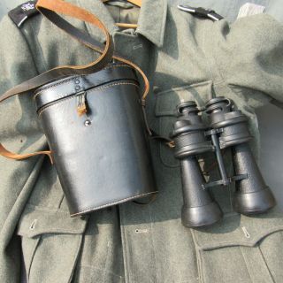 Fantastic Cond Ww2 German Binoculars 7x50 Beh 1944 U Boat & Surface Ship W/case