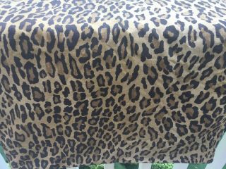 Ralph Lauren Aragon Leopard Full Flat Sheet Animal Print Guinevere Top Sheet