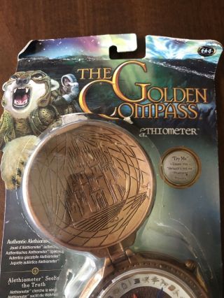 The Golden Compass Alethiometer w Carry Pouch Moving Needles Hard To Find Toy 2