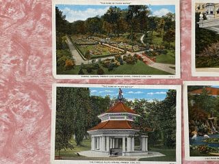 6 Vtg 1930’s Linen Postcard French Lick Hotel Spring Indiana Golf Course Golfing 5