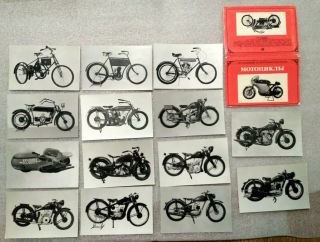 Motorcycles Rare Ussr Russian Soviet Vintage Set 14 Postcards1987