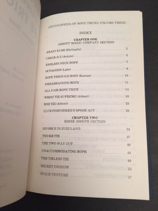 Abbott ' s Encyclopedia of rope tricks volume 2 & 3 Magic Book by Stewart James 3