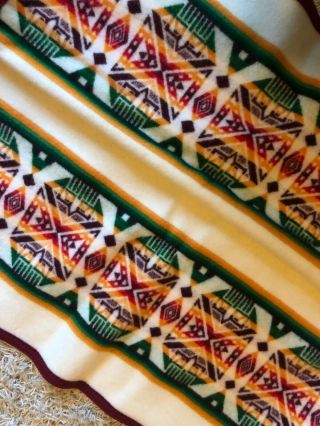 Vintage Pendleton Beaver State Aztec Blanket 2
