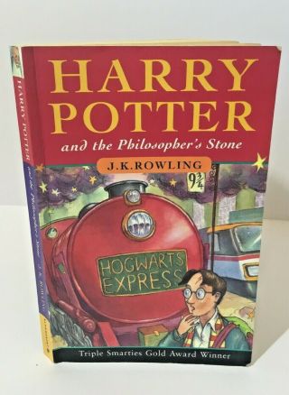 Harry Potter And The Philosophers Stone Book 1st Edition 61st Print