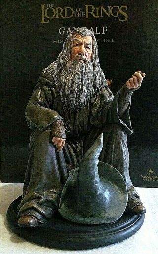 Weta Workshop - Lord Of The Rings - Gandalf Miniature Collectible - Nib