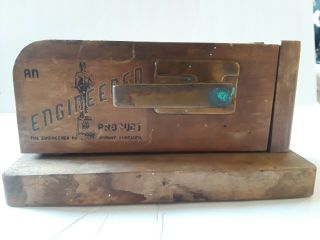 Salesman Display Copper Latch Lock Engineered Product Co Flint Mi Vintage