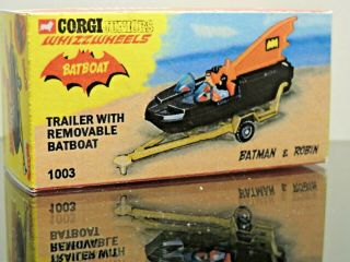 Corgi Juniors Batman Empty Box Batboat