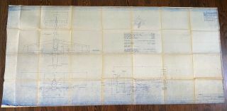Wwii P - 51 Mustang Blueprints - North American Aviation Plane Map - 1943 & 1944