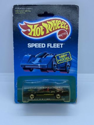 Vintage Hot Wheels Speed Fleet ‘80’s Formula Firebird Black 1988 Malaysia
