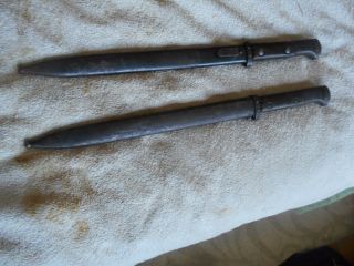 Ww2 German K98 8mm Mauser G24t Czech Cz - 24 Rifle Bayonet Bayonette W Scabbard