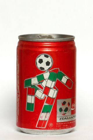 1990 Coca Cola Can From Colombia,  Italia 