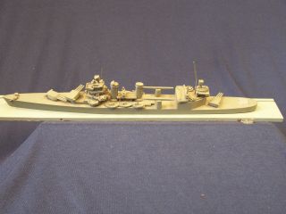 Orleans Class (us - Ca) - Wwii Recognition Ship Model - South Salem Studios