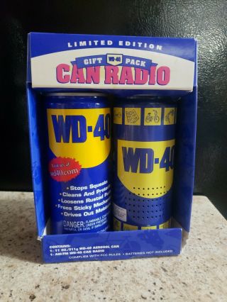 Wd - 40 Can Radio Gift Pack - Limited Edition - Nib