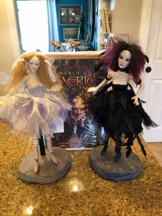Brian Froud Sideshow Good And Bad Faery Dolls With Bonus