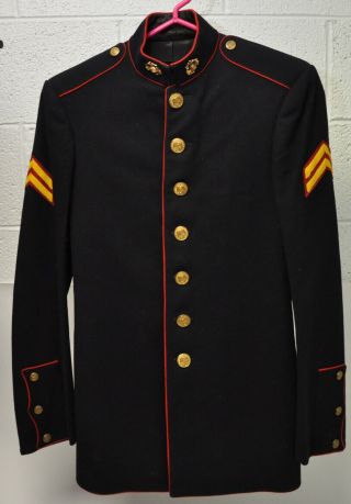 Ww Ii Usmc Us Marine Corps Dress Blues Jacket Coat Corporal