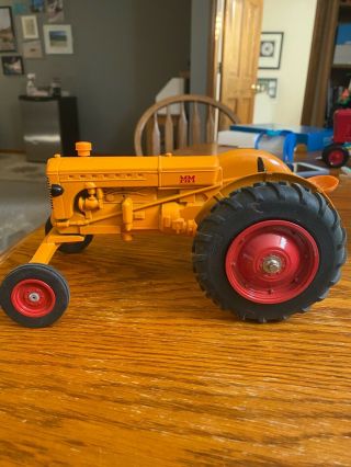 Minneapolis Moline Model Tractor Orange 1/16 Scale Out Of Box