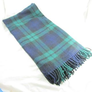 Early’s of Witney Green Tartan Plaid Blanket Wool England Festivals Concerts 2