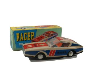Vintage Voiture De Course Friction Race Car Mf 257 Made In China Racer