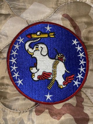 Us Army Air Force 449th Bomb Group 717th Bomb Squadron Patch Ww2 - 1950s
