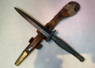 Ww2 Fairbairn Sykes Commando Dagger Cast Iron Relic