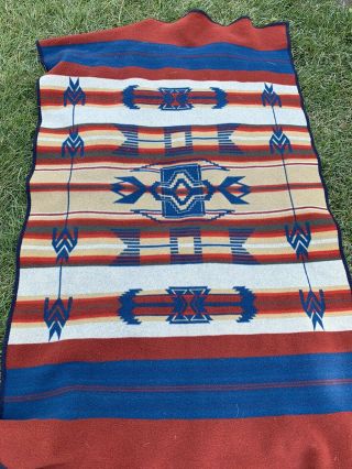 Western Native Print Pendleton Wool Twin Blanket 2