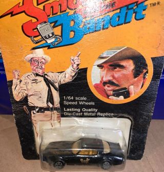 VINTAGE 1980 ERTL SMOKEY AND THE BANDIT TOY CAR 1:64 IN BLISTER PACK 2