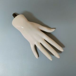 Vintage Large Female Mannequin Hand Retro Jewelry Store Display 12