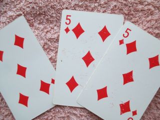 Vintage Tenyo Magic trick - See Through Card - Rare 2