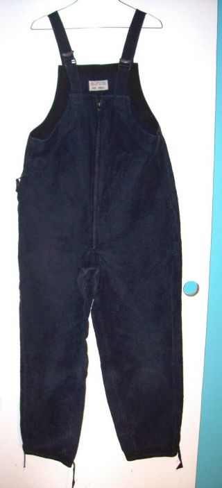 Early Ww Ii U.  S Navy Blue Canvas Deck Pants Sz.  Small Unlined Version (usn)