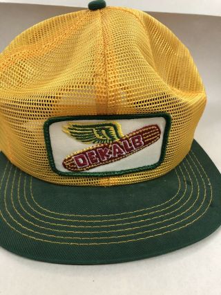 Vintage Dekalb Seed Corn Trucker Mesh Hat