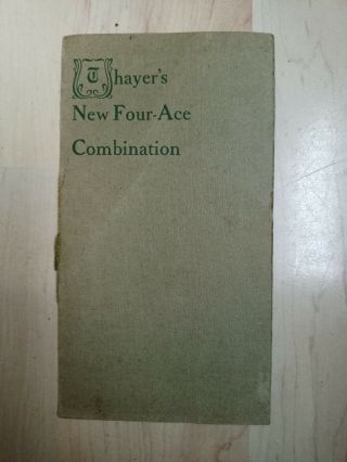 Thayers Four Ace Combination