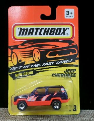 Matchbox Gitfl Color Jeep Cherokee 73 1993