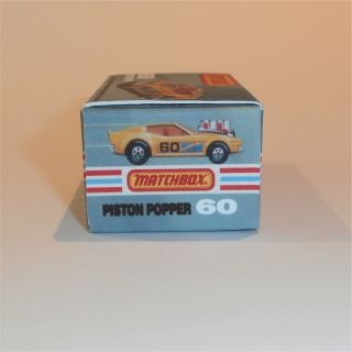 Matchbox Lesney Superfast 60 f Piston Popper empty Custom K style Box 3