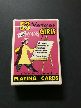 53 Vargas Girls Playing Cards