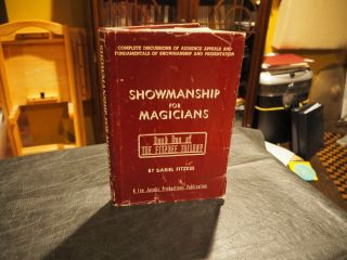 Showmanship For Magicians By Dariel Fitzkee Hardcover
