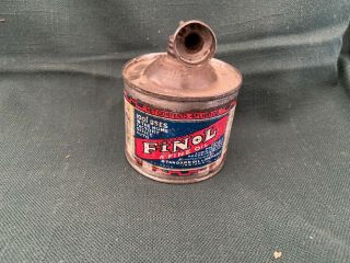 Vintage Standard Oil Co.  Finol 4 Oz.  Oil Can