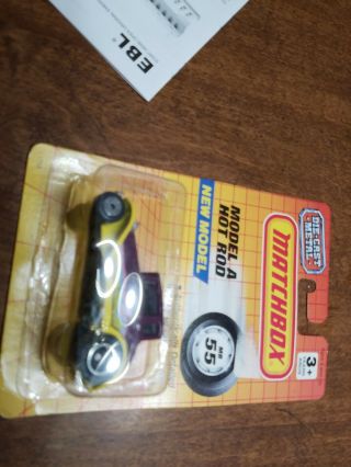 1990 Matchbox Superfast Mb55 55 Model A Ford Hot Rod On Card