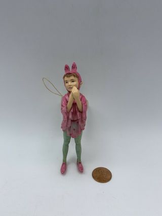 Retired Cicely Mary Barker Flower Fairies Ornament Figurine Orchis Flower Fairy 2