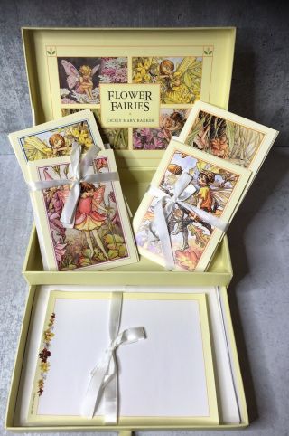 Flower Fairies Stationary Card Box By Cicely Mary Barker 1999 Not Complete