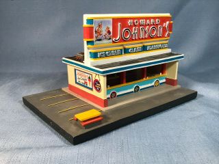 Vintage 1995 Lefton Howard Johnson ' s Ice Cream Drive - In/Concession Loose,  Signed 3
