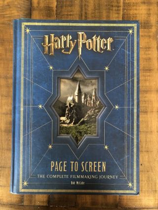 Harry Potter Page To Screen The Complete Filmmaking Journey Hardcover