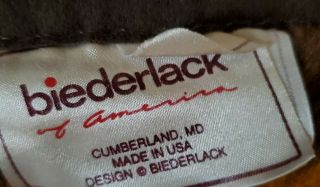Biederlack Reversible Blanket Throw Made In USA 73x57 3