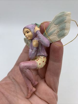 Retired Cicely Mary Barker Flower Fairies Ornament Figurine Fox Glove Fairy 3