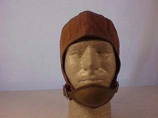 Early - Issue (?) Usn Type M - 450 Summer Flying Helmet In Size Large
