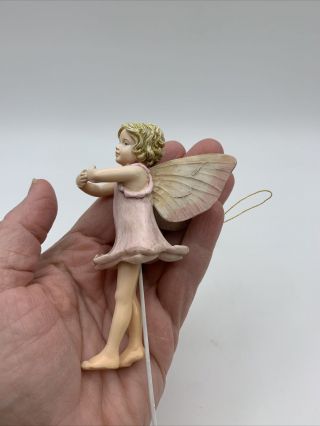 Retired Cicely Mary Barker Flower Fairies Ornament Figurine Rose Fairy 2