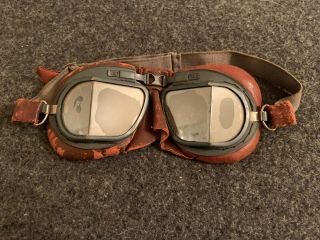 Wwii Raf Mk Viii Goggles Am 22c/930 Often By Usaaf Fighter Pilots