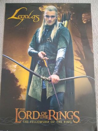 Legolas Lord Of The Rings Poster - Fellowship Of The Ring Orlando Bloom 35.  5 X26